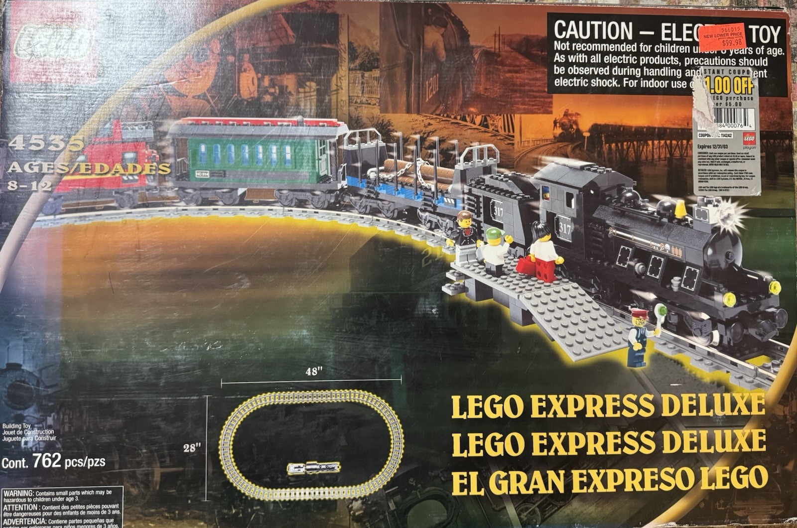 LEGO Trains: LEGO Express Deluxe (4535) USED Complete With Box