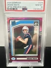 2024 Donruss Drake Maye Optic Preview Pink #379 PSA 10 Rookie RC SICK 📈