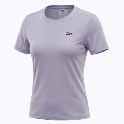 Reebok Damen-T-Shirt Small UK 8 10 lila flieder Speedwick Netz Rücken Training Fitnessstudio