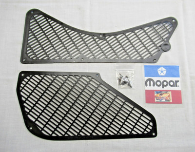 1971 71 Charger R/T SE 500 Road Runner GTX Satellite cowl vent screens early