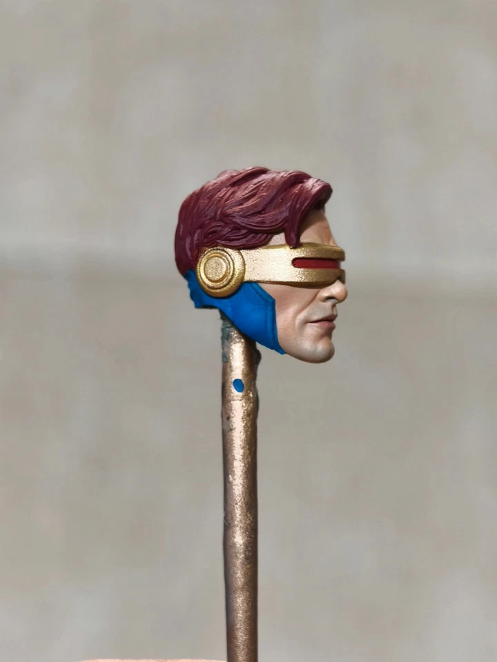 DIY 1/12 Cyclops James Marsden Head Sculpt for6'' Male Action Figure Body Toy - Image 2 of 4