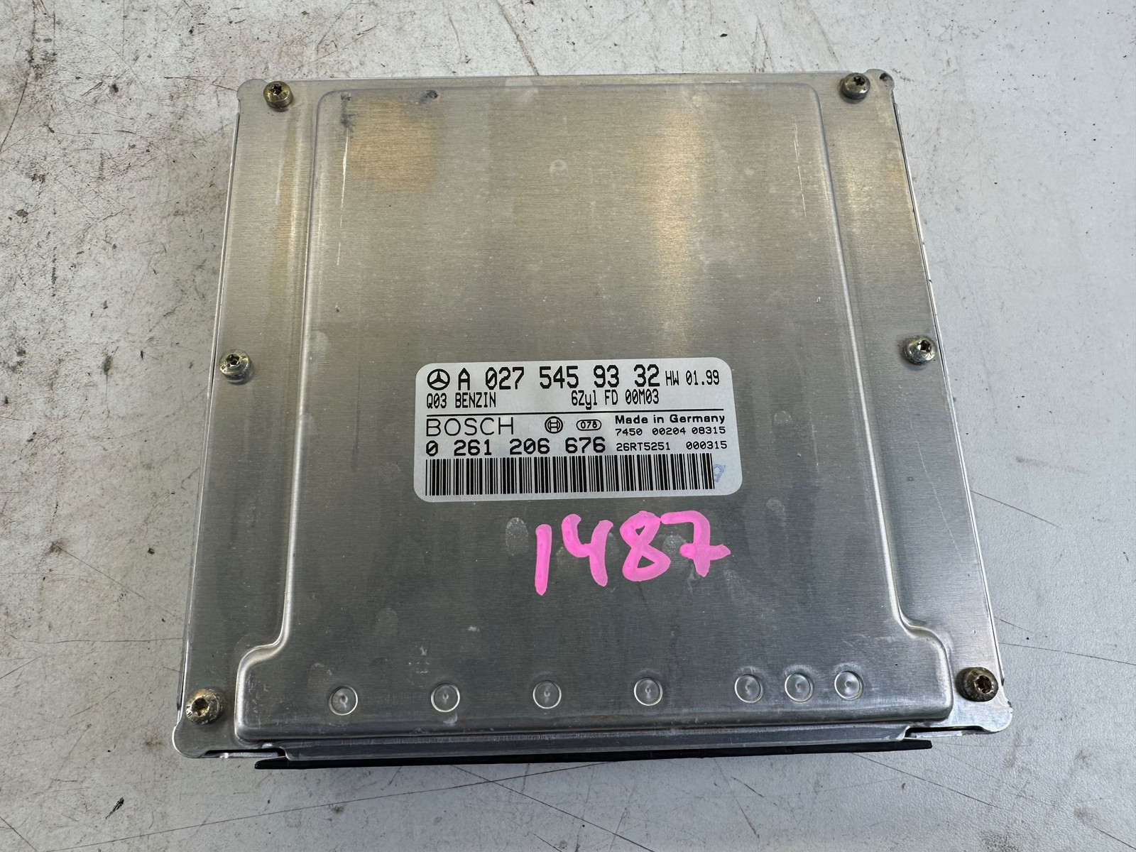 Mercedes SLK320 Engine Computer ECU DME R170 01-04 OEM A 027 545 93 32