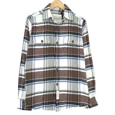 Abercrombie & Fitch Uomo Camicia Flanella Lumberjack Maniche Lunghe Taglia M