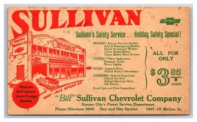 1907c Sullivan Chevrolet Dealership McGee Street ~ Kansas City Missouri MO