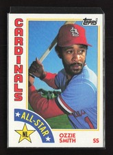 1984 Topps #389 Ozzie Smith St. Louis Cardinals Near Mint or Better