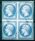France-Michel 13 block of four (Yvert 14B) used cert. Michaux