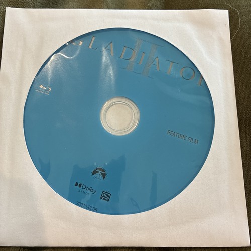 Gladiator 2 Bluray - Disc Only. Read Description.