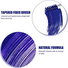 Navy Blue Mascara 2 PCS Waterproof and Sweat-Proof Colored Mascaras Long-Lasting