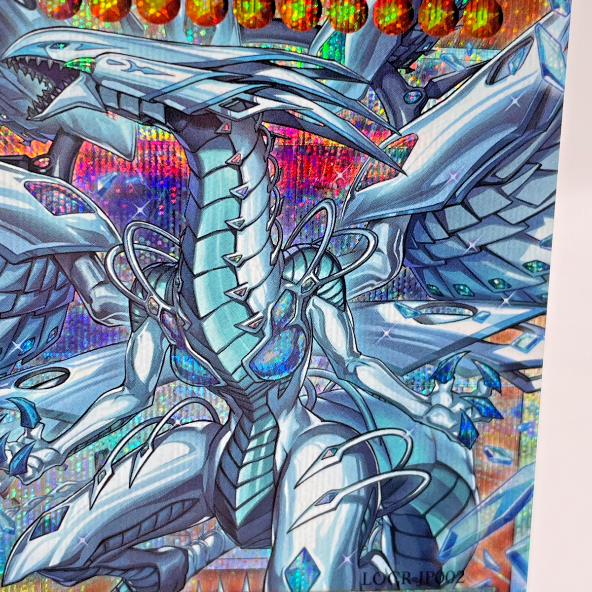 Yugioh Deep-Eyes White Dragon, the Blue Abyss LOCR-JP002 PSE Over