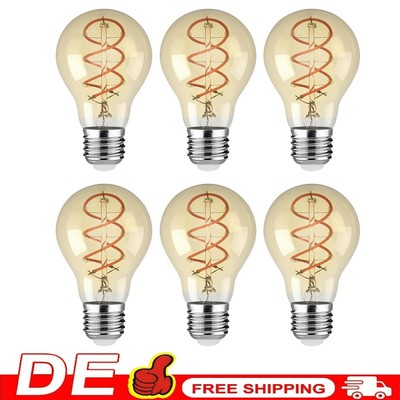 LED E27 Glühbirne Vintage Edison Filament 4W Retro Leuchtmittel Bulbs Glühbirne