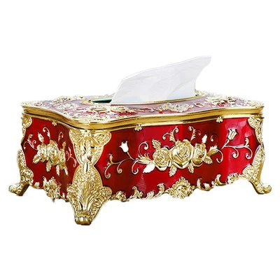 UNBRAND Tissue Box European Style Cover Paper Storage Holder Napkin Case Organizer Home