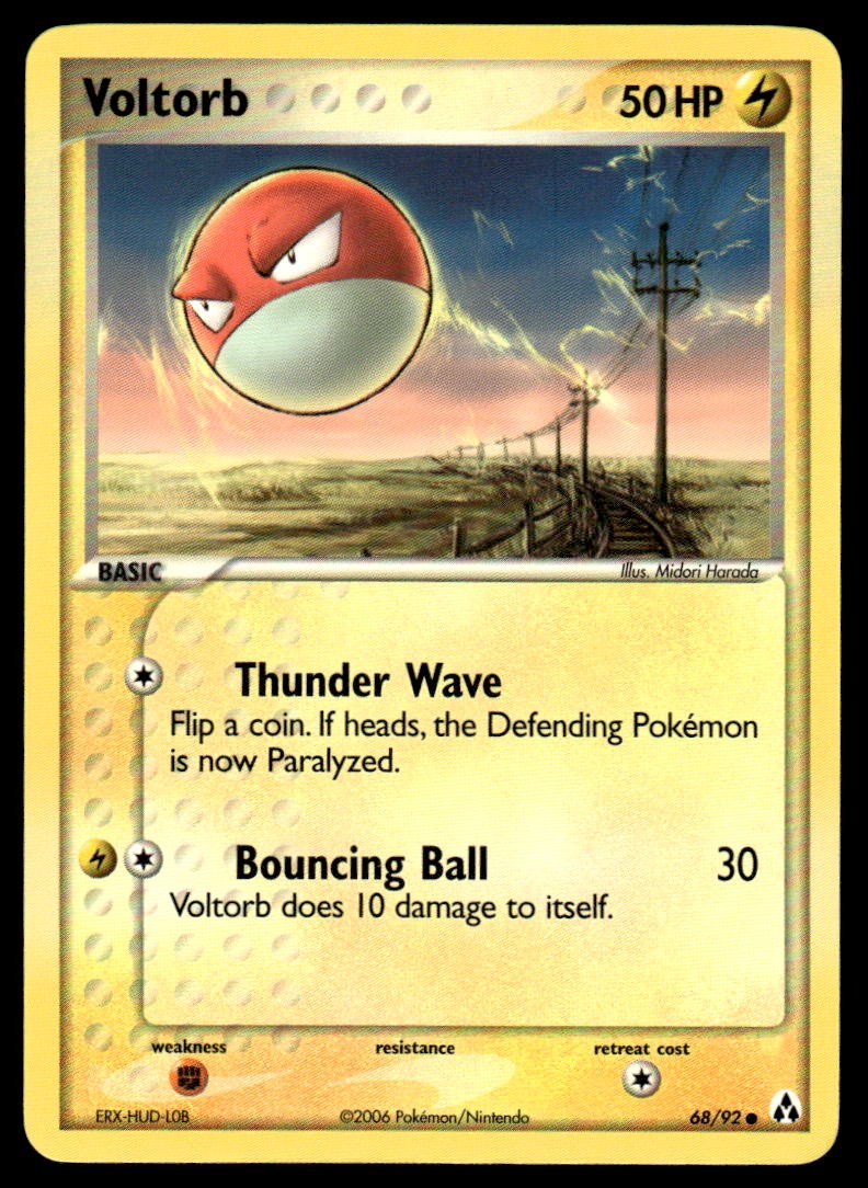 Pokemon TCG Legend Maker #68/92 Voltorb NM