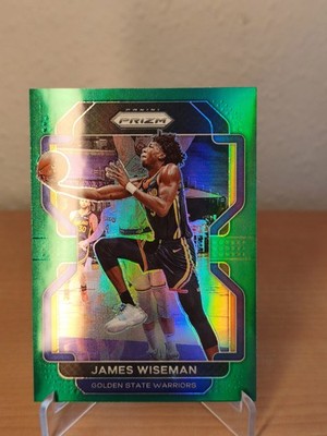 2021-22 Panini Prizm - James Wiseman #61 Green Prizm