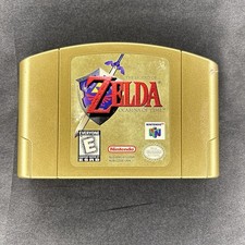 The Legend of Zelda Ocarina of Time Collector’s Edition Gold N64 Authentic