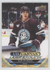 2024-25 Upper Deck Series 1 UD Canvas Young Guns Olen Zellweger #C-101 x4f