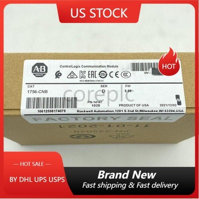 New Factory Sealed 1756-CNB / E ControlLogix ControlNet Bridge 1756-CNB