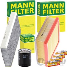 MANN-FILTER INSPEKTIONSPAKET passend für FIAT 500X 334 JEEP RENEGADE BU 1.4i