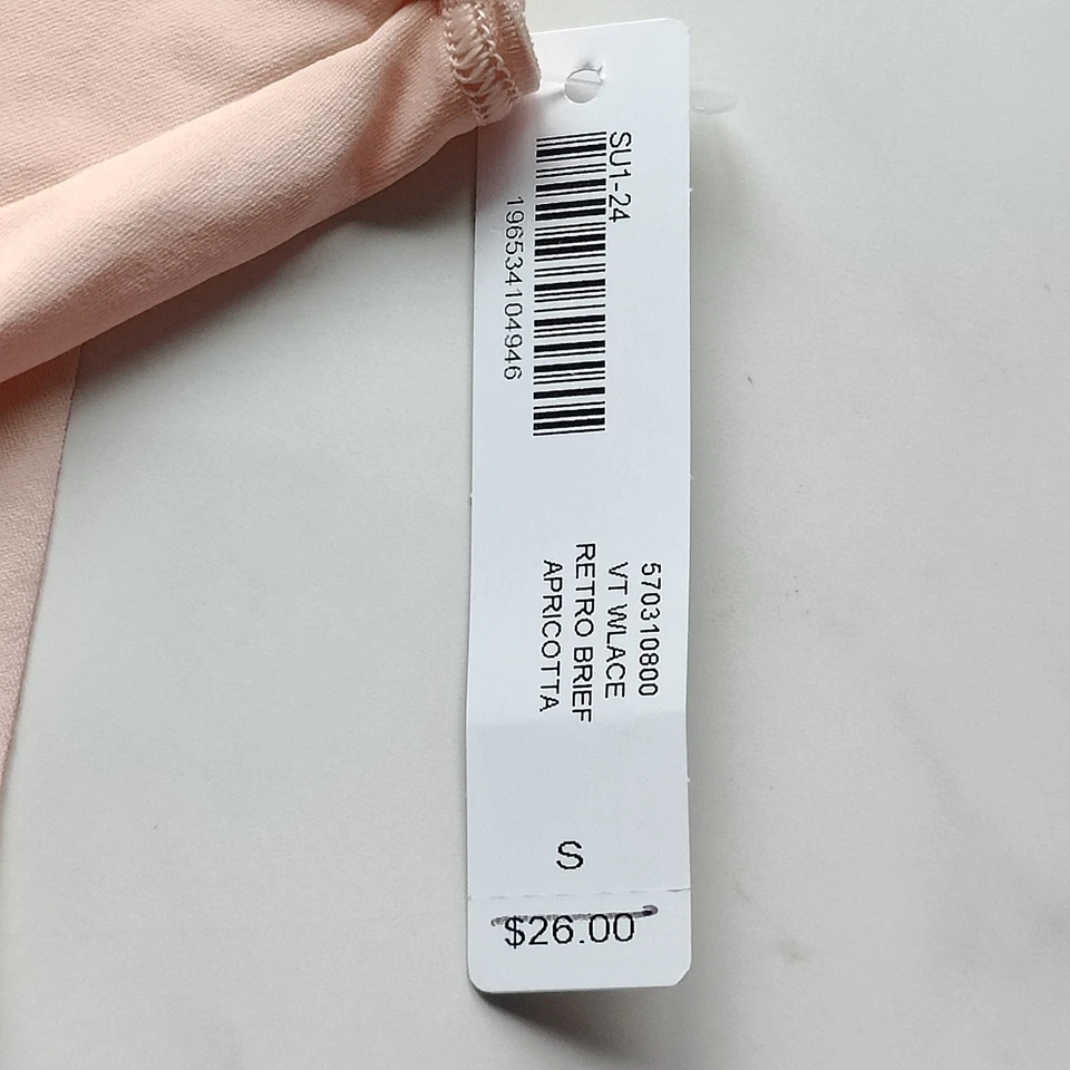 Soma Vanishing Tummy With Lace High-Waist Brief Panty Apricotta SZ S/XL - Image 4 of 4