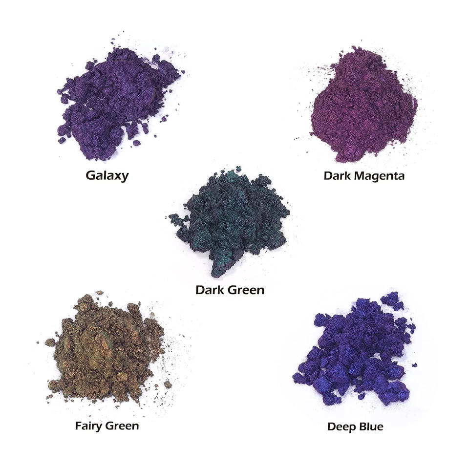 Mica Powder,Intense Chameleon Powder, Ultra Fine Colorshift Mica Powder for E... - Image 2 of 4