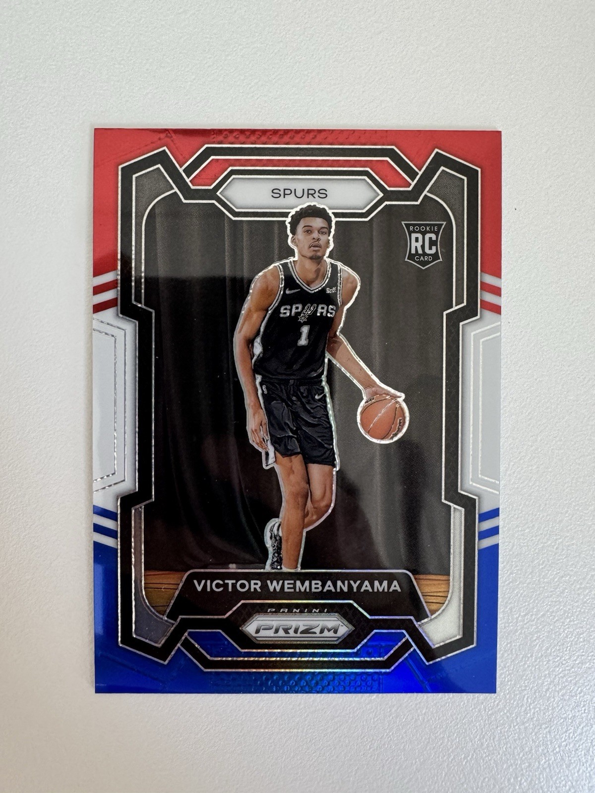 2023-24 Prizm Victor Wembanyama Spurs Rookie RC Red White Blue Prizm