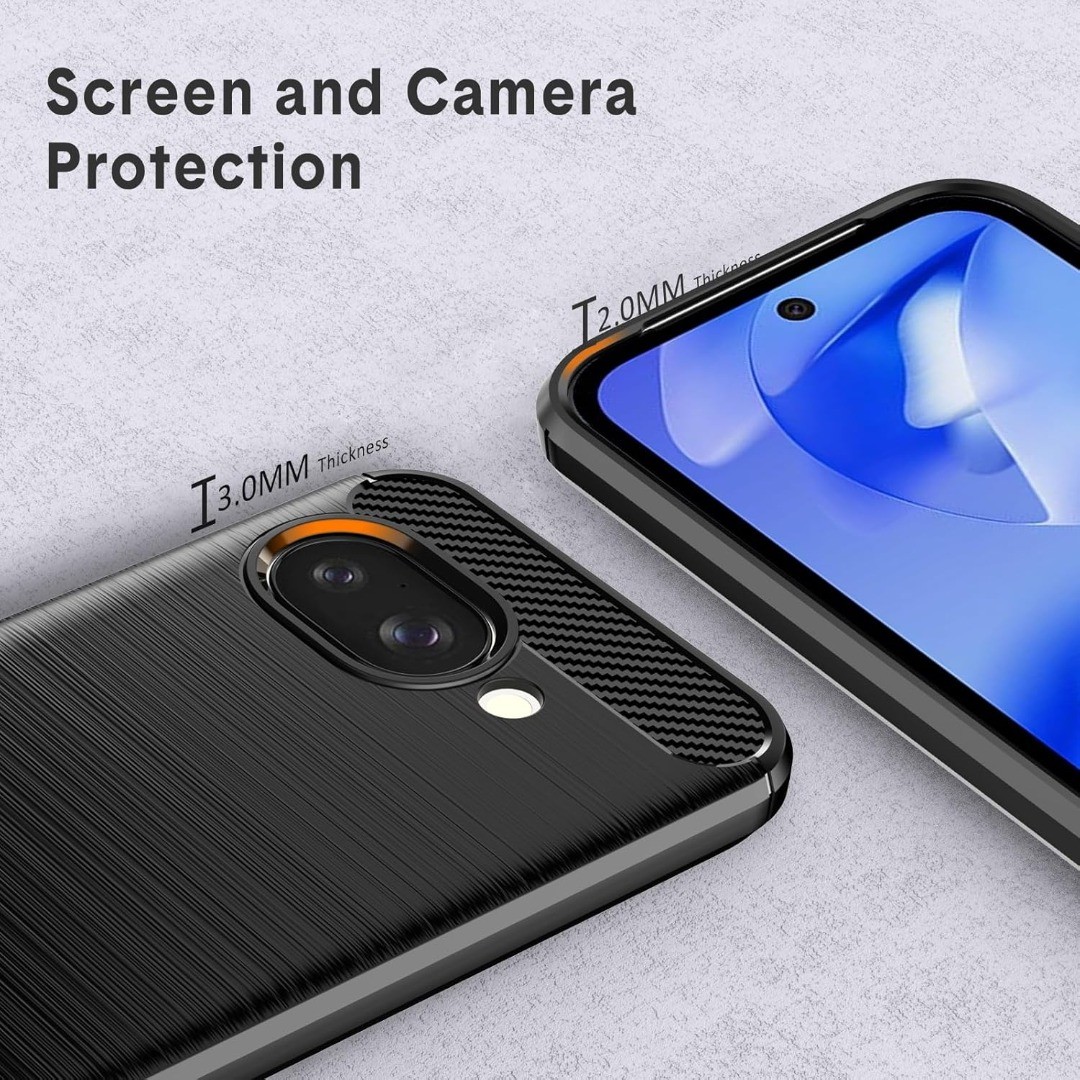 9A Custodia In Gel E Fibra Di Carbonio Per Google Pixel 9A, 9 Pro XL, 8A, 7A, 6A - Antishock Custodia Google Pixel - Foto 7