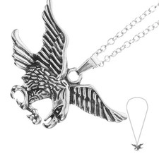 Eagle Pendant Necklace Metal Chain Necklace Vintage Pendant Men Neck Jewelry