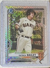 2021 Bowman Chrome Mojo Patrick Bailey #BCP-108 San Francisco Giants