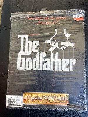 Vintage The Godfather U.S. Gold PC IBM 3.5'' Floppy Disk 1991 Game