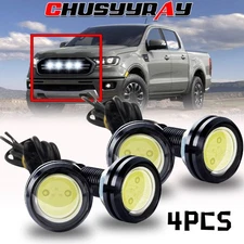 4x Eagle Eye Lamps LED DRL Fog Daytime Running Car Light Tail Backup 12V White