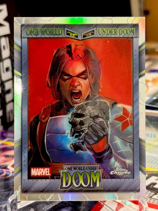 2026 Topps Chrome Marvel One World Under Doom SP Refractor #OW-02 Dr Strange