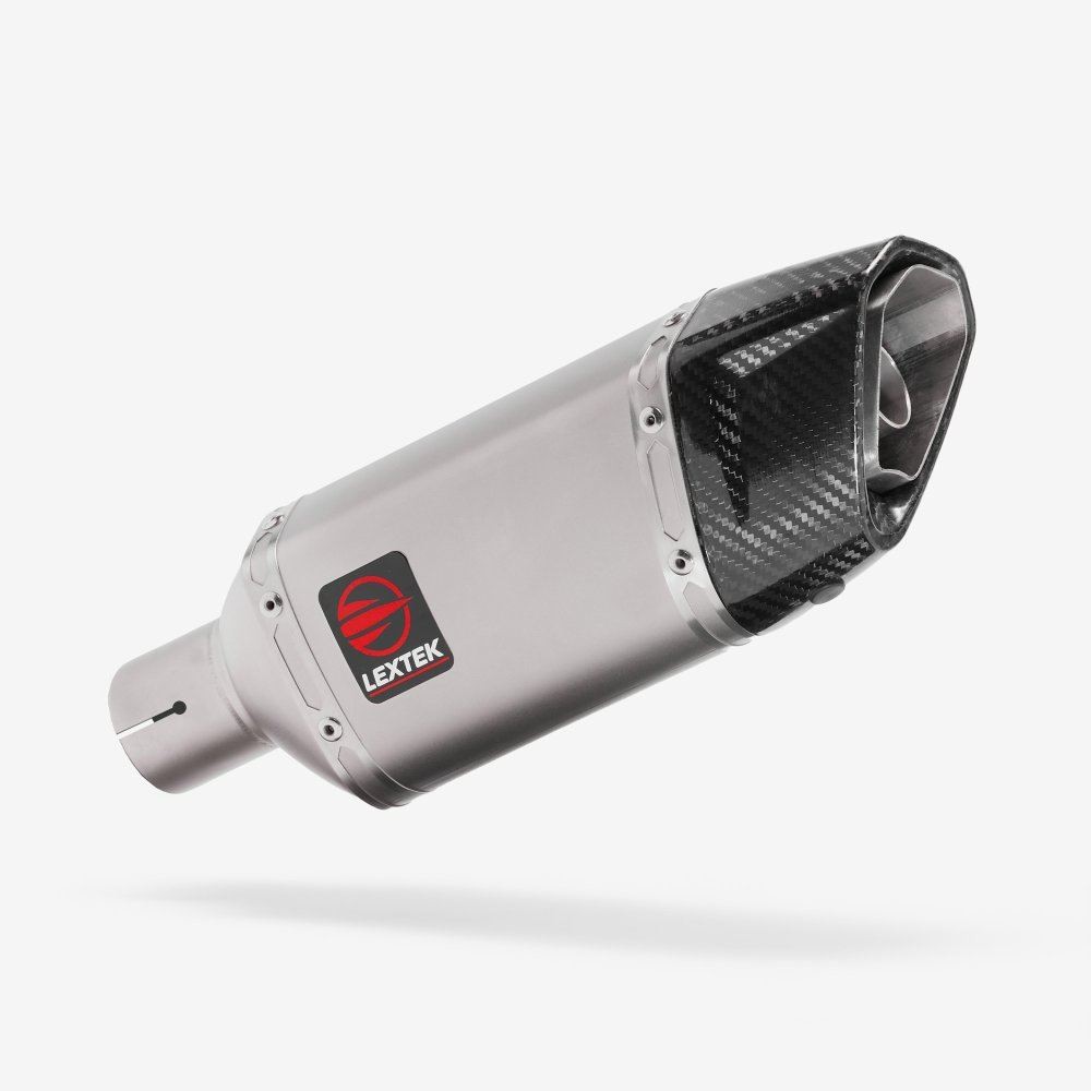 Lextek SP5L Exhaust Silencer with Carbon Tip 51mm (Left Hand)