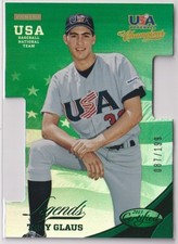 Troy Glaus 2013 Panini Certified USA Baseball Champions Green Die-Cut Prizm /199