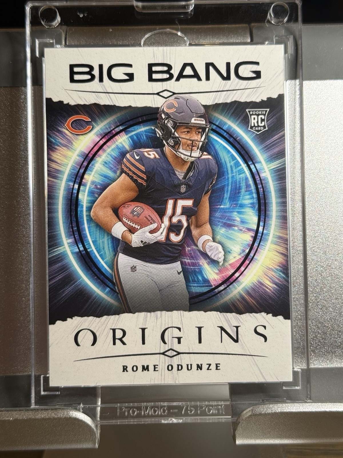 Rome Odunze 2024 Panini Origins #17 Big Bang SSP Case Hit Chicago Bears