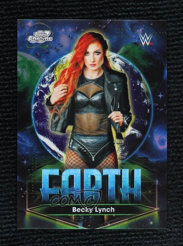 2026 Topps Cosmic Chrome WWE Planetary Pursuit Earth Becky Lynch #PPE-7