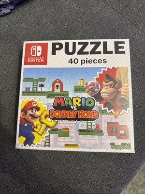 Mario vs Donkey Kong Puzzle Mit 40 Teilen Verschweißt