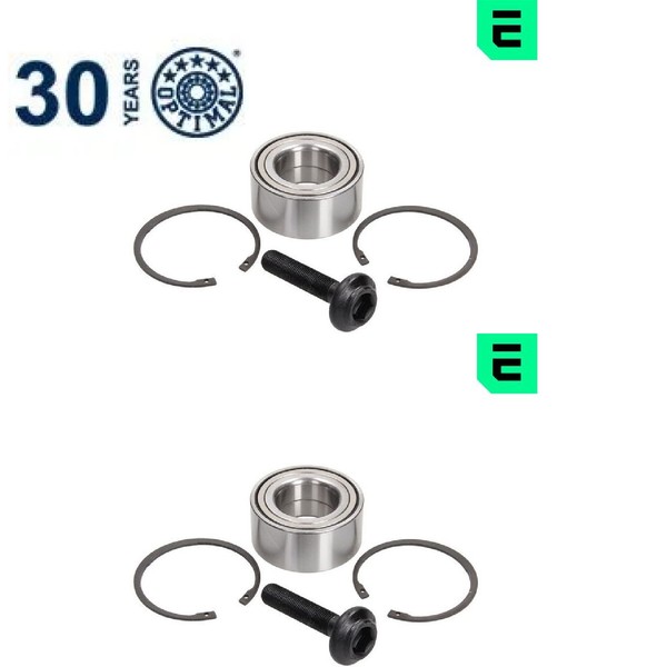 2X Radlagersatz Optimal 100098 2 Radlager Satz Links Rechts Vorderachse-image