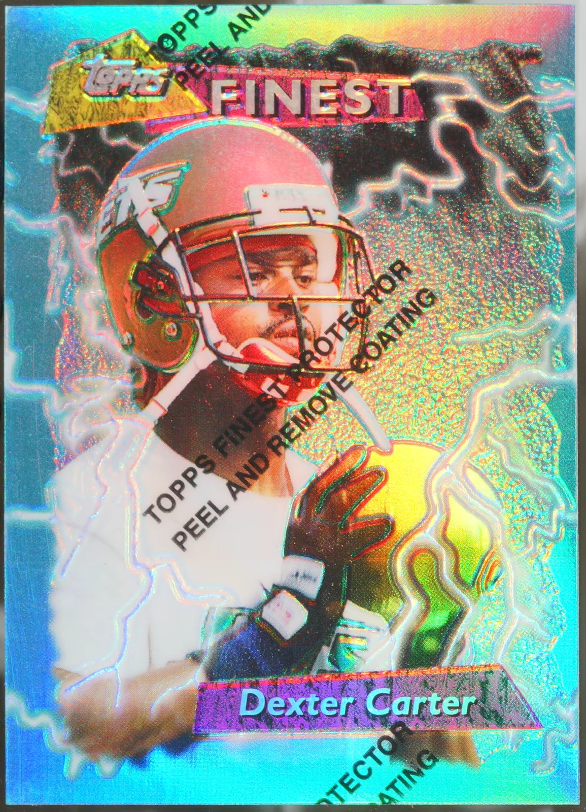 1995 Finest #243 Dexter Carter Refractors Football NM