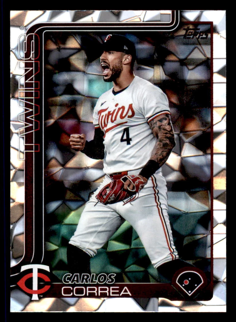 2025 Topps Diamante Foil #275 Carlos Correa Minnesota Twins