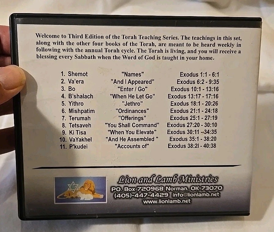 Torah-Third Edition Teaching Series Exodus 11 CDs By Monte Judah Foto 2 de 3