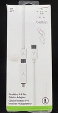 Belkin Fire Wire 9-9 Pin Cable Adapter, 6 Ft, New Open Box