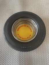 Bridgestone Tire Ashtray Small Item Holder Collectible Used