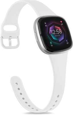 Soft Silicone Strap for Fitbit Sense 2, Versa 4 - Women's Replacement Band