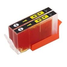 2 Yellow Ink Cartridge 364XL Fits for HP Photosmart 5520 5524 6510 C6380 B110b