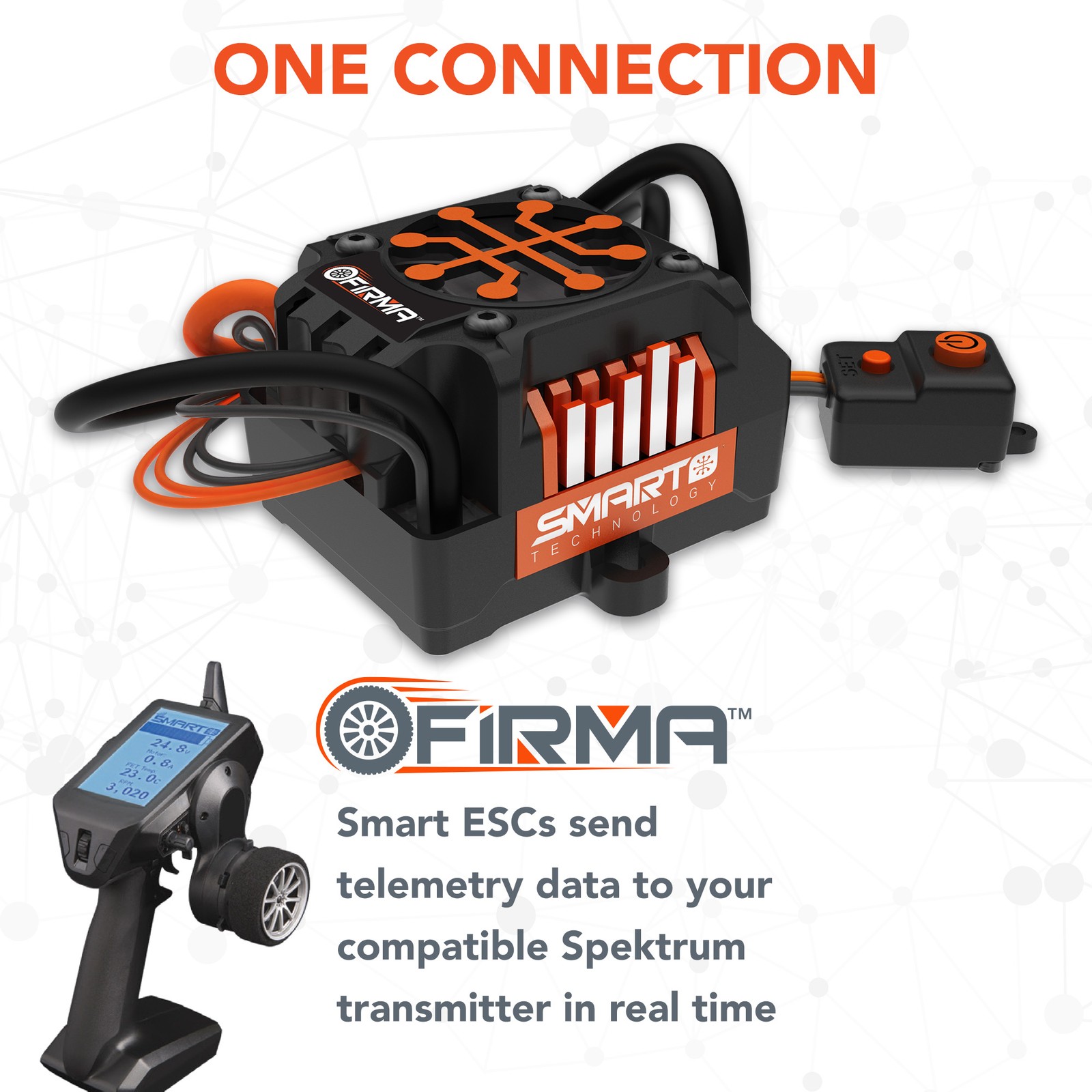 Spektrum Accessories Firma 160 Amp Brushless Smart ESC 3S - 8S SPMXSE1160 Car