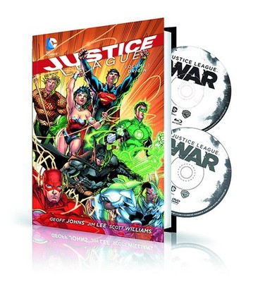 Justice League Vol 1 Origin Book & DVD Blu Ray Set DC Comics | eBay