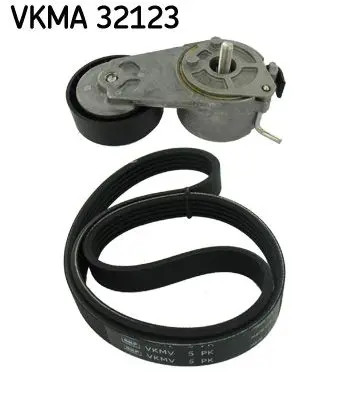 SKF VKMA 32123 Kit cinghie Poly-V Controllare corsa libera generatore ed ev. sostituire - Immagine 2