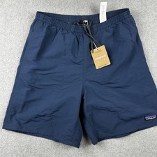 Patagonia Baggies Longs Shorts Mens Small Tidepool Blue 7 Inch Swim Trunks New