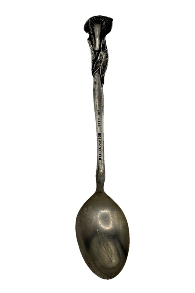 Набор кофейных ложек Callalily Of Harlequin от Reed & Barton Sterling *повреждение (#492) - Изображение 2 из 4