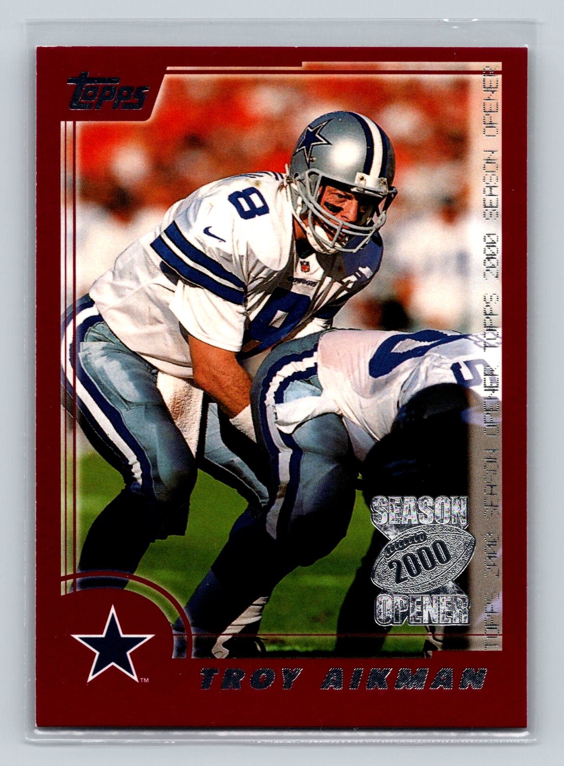 2000 Topps Season Opener #25 Troy Aikman Dallas Cowboys