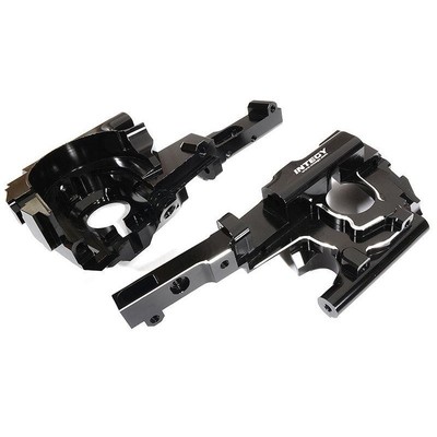 2 Supporti Ammortizzatori Lavorati A Billetta Integy Grigi Per Traxxas Summit 1/10
